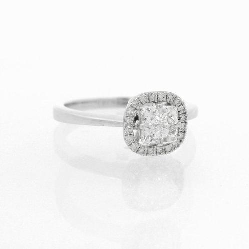 Ring - 18 karaat Witgoud - 0.35ct. tw. Diamant (Natuurlijk), Sieraden, Tassen en Uiterlijk, Ringen