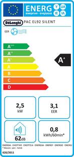 DeLonghi Pinguino PACEL92SILENT - Mobiele airco, Witgoed en Apparatuur, Verzenden, Zo goed als nieuw