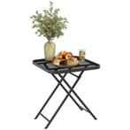 TRUUSK Klaptafel Voor De Tuin 70x70 cm - Weerbestendig Staal, Tuin en Terras, Verzenden, Nieuw