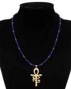 Lapis lazuli - Collier - Egyptisch leven kruis Ankh - Horus