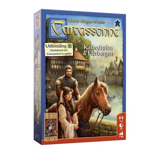Carcassonne: Kathedralen & Herbergen uitbreiding, Hobby en Vrije tijd, Gezelschapsspellen | Bordspellen, Nieuw, Verzenden