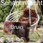 BRUIN Schapenvacht XXL GROOT schapenvel schapenhuid € 34,95, Nieuw, Ophalen of Verzenden