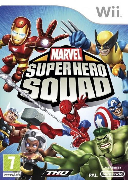 Marvel Super Hero Squad (Nintendo Wii), Spelcomputers en Games, Games | Nintendo Wii, Gebruikt, Vanaf 3 jaar, Verzenden