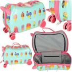PerPhoenix Ride On Reiskoffer Kinderen ijsjes Motief 45 cm x, Sieraden, Tassen en Uiterlijk, Tassen | Reistassen en Weekendtassen