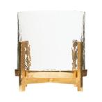 windlicht op pootjes champagne goud large, Huis en Inrichting, Verzenden, Nieuw