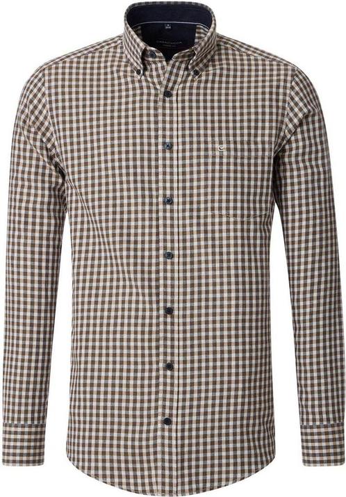 Casa Moda Overhemd Ruiten Beige maat M Heren, Kleding | Heren, Overhemden, Beige, Nieuw, Verzenden