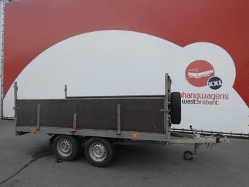 Hapert Plateauwagen tandemas 330x170cm 2000kg opknapper