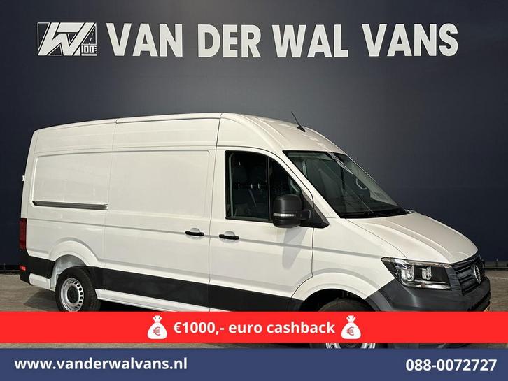 Volkswagen Crafter | 2.0 TDI 140pk L3H3 L2H2 Euro6 Airco |, Auto's, Bestelauto's, Dealer onderhouden, Te koop, Handgeschakeld