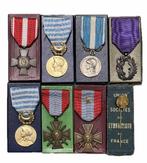 Wereld. Medal France – Rare Lot of 8 Medals in Original