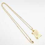 Ketting met hanger - 18 karaat Geel goud, Sieraden, Tassen en Uiterlijk
