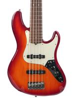 Fender AM Deluxe Jazz Bass V Aged Cherry Sunburst 2002, Muziek en Instrumenten, Ophalen of Verzenden, Gebruikt, Elektrisch