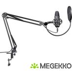 Trust GXT 252 Emita Plus Streaming Microfoon Zwart, Muziek en Instrumenten, Microfoons, Verzenden, Nieuw