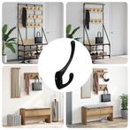 vidaXL Kledinghaak 346 pcs Zwart 102 x 29 x 47mm, Verzenden, Nieuw