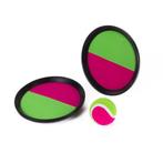 Benson Vangbal set - klittenband - Ø 19 cm - roze/groen -.., Kinderen en Baby's, Speelgoed | Buiten | Los speelgoed, Ophalen of Verzenden