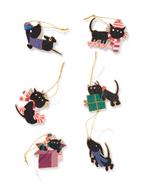 HEMA Takkie en Siepie hangers 16.5cm hout - 6 stuks, Diversen, Kerst, Verzenden, Nieuw