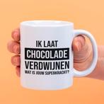Mok Ik laat chocolade verdwijnen, Huis en Inrichting, Keuken | Servies, Verzenden, Nieuw