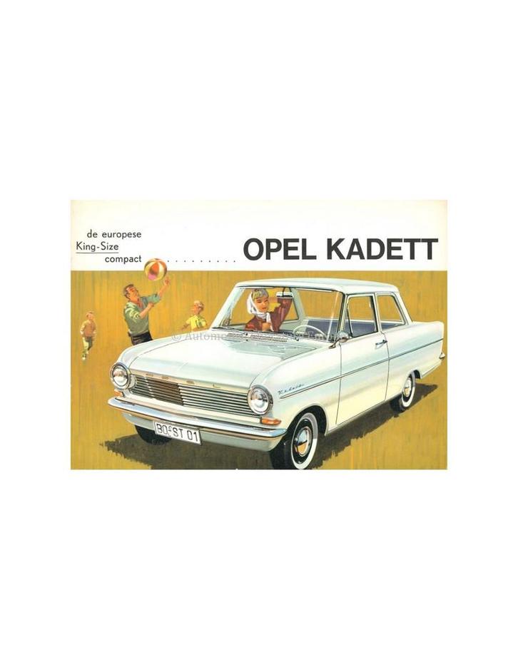 1962 OPEL KADETT A BROCHURE NEDERLANDS, Boeken, Auto's | Folders en Tijdschriften, Opel