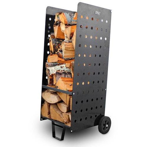 BITUXX - Brandhoutkar - Transportkar - Max 100 kg, Doe-het-zelf en Verbouw, Transportwagens, Nieuw, Verzenden