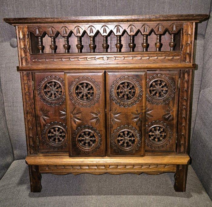 Vintage kist,kabinet,kast - Kist - Hout, Antiek en Kunst, Curiosa en Brocante