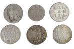 Nederland, Holland 2 of Dubbele Stuiver 1772/1792 - Lot of 6, Postzegels en Munten, Munten | Nederland