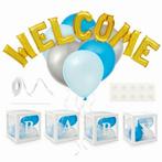 Welcome Baby Boy of girlballon boxen pakket, Kinderen en Baby's, Kraamcadeaus en Geboorteborden, Nieuw, Geboortebord, Verzenden