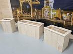 Steigerhouten Bloembak Lissabon, Tuin en Terras, Bloembakken en Plantenbakken, Ophalen of Verzenden, Nieuw, Hout