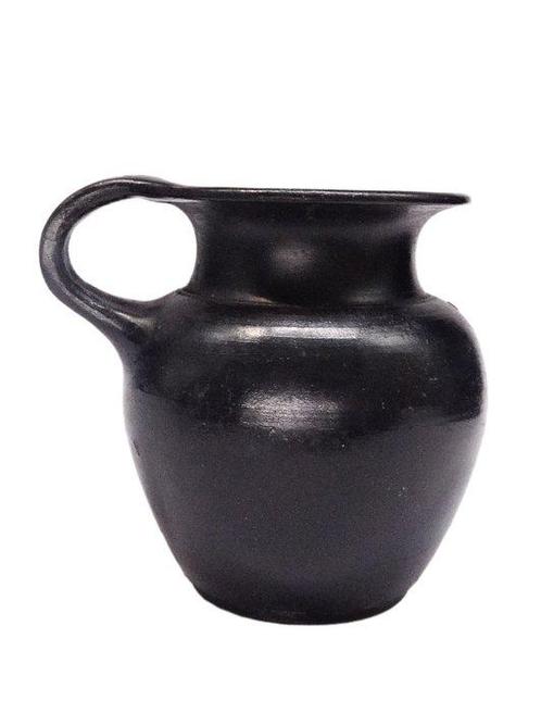Oud Grieks Olpé met glanzende zwarte glazuur - 400 v.Chr. -, Antiek en Kunst, Antiek | Overige Antiek