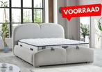 Opberboxspring Serenity: Stijlvol en Comfortabel, Verzenden, Beige, 180 cm, 200 cm