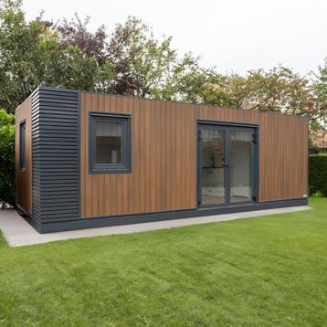Tiny house prefab Berlijn model 8x3M – op=op beschikbaar voor biedingen
