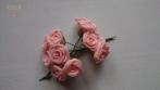 Mini foam roos 2 cm. Peachroze / bundel Mini foam roos, Huis en Inrichting, Nieuw, Ophalen of Verzenden