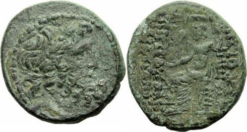 Antiochia Syrien Æ Tetrachalkon 41/40 Zeus Nikephoros Pil.., Postzegels en Munten, Munten | Europa | Niet-Euromunten, Verzenden