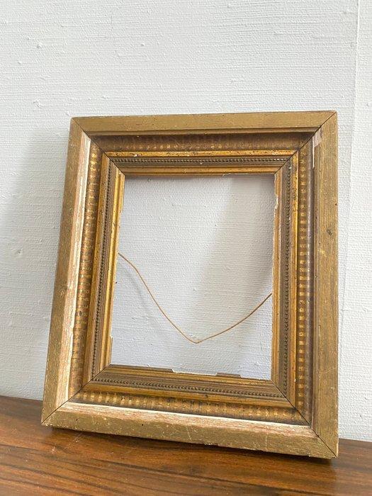 Lijst - Hout, goudblad - Eerste Franse Keizerrijk - 26x30cm, Antiek en Kunst, Curiosa en Brocante