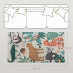 TRUUSK Vlies-tapijt Jungle-patroon - Onderhoudsvriendelijk -, Verzenden, Nieuw