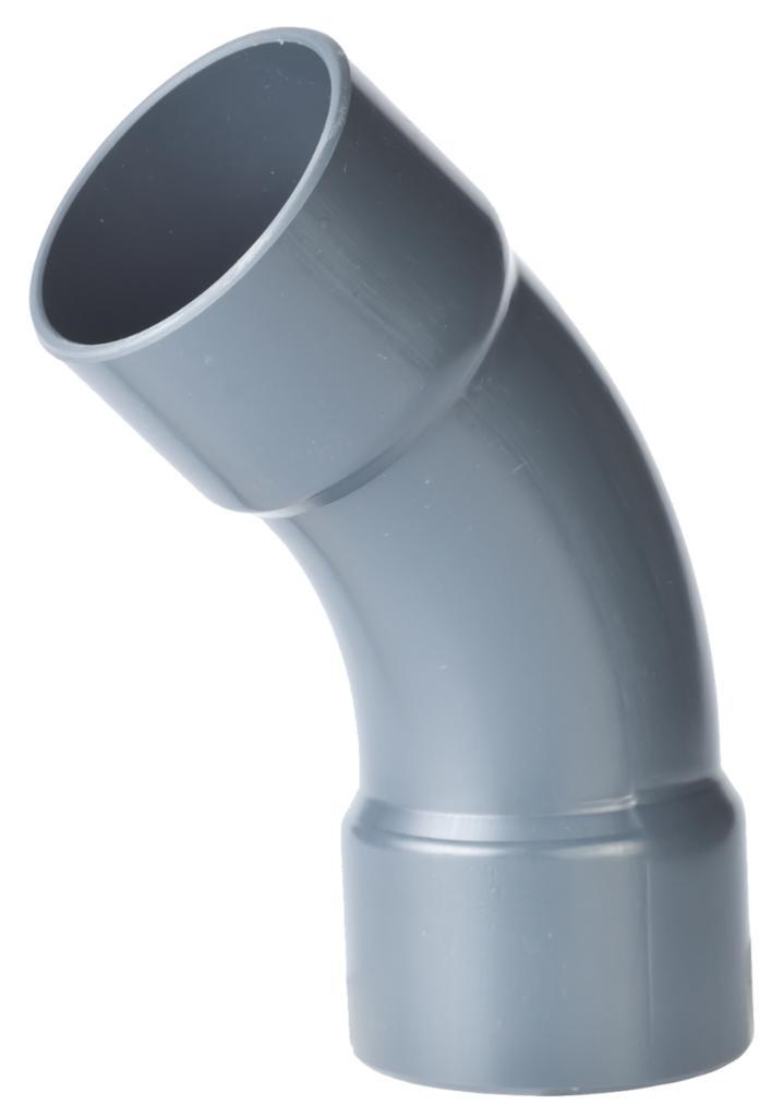 Pvc bocht 45°, handgevormd, 2x inwendig lijm-160 m, Doe-het-zelf en Verbouw, Buizen en Afvoer, Verzenden