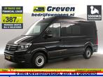 Volkswagen Crafter 35 2.0 TDI L3H3 141PK 3000KG TG €387pm, Volkswagen, Zwart, Nieuw, Handgeschakeld