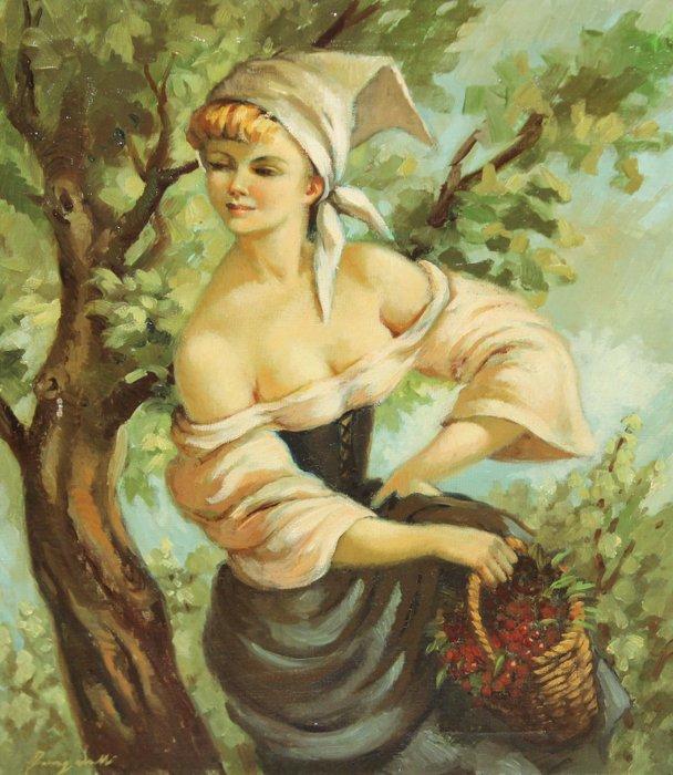 Josefina Tanganelli Plana (1904-1968) - NO RESERVE -, Antiek en Kunst, Kunst | Schilderijen | Klassiek