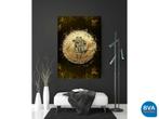 Online veiling: Canvas Luxe Bitcoin Art Schilderij 90x60cm|