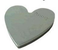 Hart 40 cm dicht met gietrand steekschuimvorm oase voor, Hobby en Vrije tijd, Knutselen, Nieuw, Ophalen of Verzenden