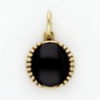 Hanger - 14 karaat Geel goud - Onyx, Sieraden, Tassen en Uiterlijk, Antieke sieraden