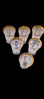 Unknown - Drinkservies voor 6 (6) - Glas, Verguld