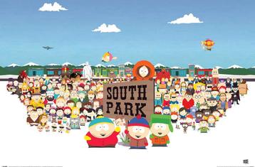 Poster South Park Characters 91,5x61cm beschikbaar voor biedingen