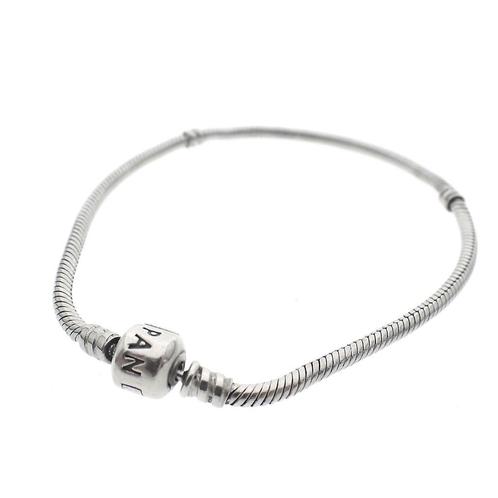 Pandora armband; Zilver; Snake Chain | 24 cm, Sieraden, Tassen en Uiterlijk, Armbanden, Overige kleuren, Gebruikt, Zilver, Ophalen of Verzenden