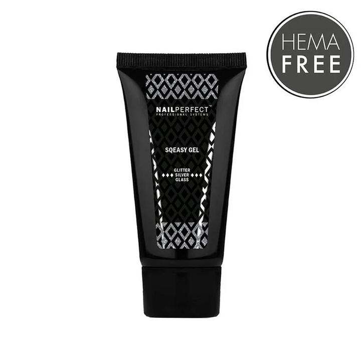 Nail Perfect  Sqeasy Gel Silver Glass   60 gr, Sieraden, Tassen en Uiterlijk, Uiterlijk | Haarverzorging, Nieuw, Verzenden