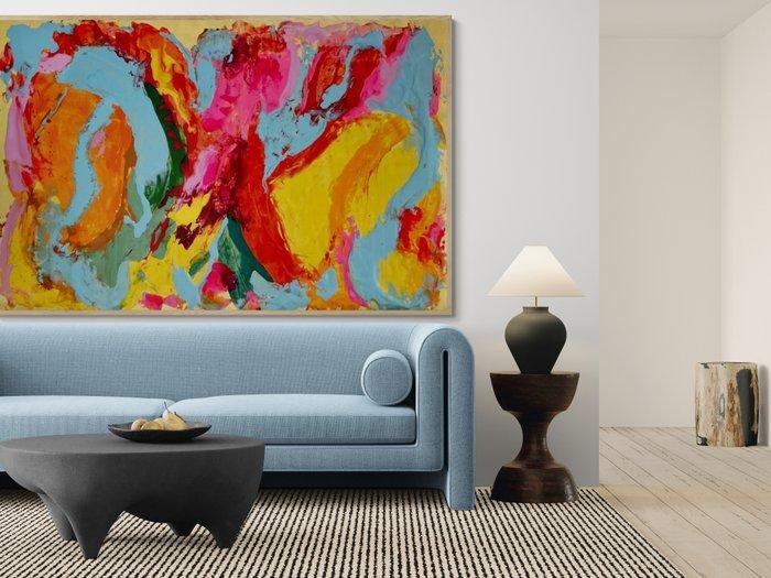 Jane Grieco - Geografía del instinto - Tableau, unique,, Antiek en Kunst, Kunst | Schilderijen | Modern