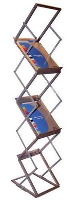 Zig Zag Brochure Stand (6x A4) Opvouwbaar, Verzenden, Nieuw in verpakking, Etalage
