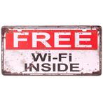 Amerikaans nummerbord - Free wifi inside NIEUW, Ophalen of Verzenden, Nieuw