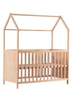 Cabino Baby Bed Sterre Naturel 60 x 120 cm, Kinderen en Baby's, Babywiegjes en Ledikanten, Nieuw, Ophalen of Verzenden