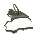 Zilveren Provincie Drenthe ketting hanger, Verzenden, Nieuw