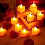 Hartvormige LED Theelichtjes Set van 24 – Romantische Kaarse, Verzenden, Nieuw