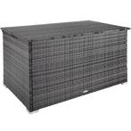Kussenbox Oslo met aluminium frame 145x82,5x79,5cm - grijs, Verzenden, Nieuw